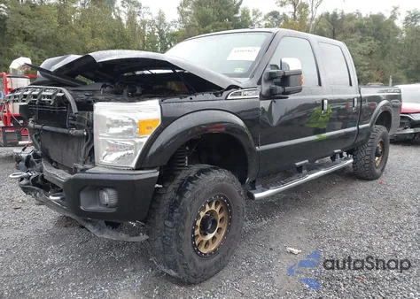 2013 Ford F-250 Lariat из США, поврежденный, VIN 1FT7W2BT7DEA80180